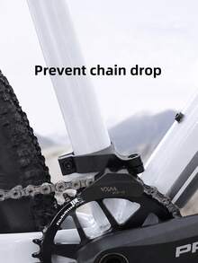 VXM Mountain Bike Chain Guide, Single Chainring Chain Stabilizer, Positive And Negative Teeth Anti-Drop Chain Accessory - Black - View 7