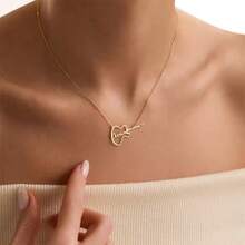 Customized Guitar Name Necklace For Women And Men, Stainless Steel Personalized Necklace Pendant, Chain Jewelry, Birthday Gift - Multicolor - View 5