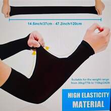 Mehrfarbige Optionen, einfarbige Eisseiden-Armstulpen, Unisex Sommer Eisseiden-Armstulpen, atmungsaktives elastisches schnelltrocknendes Material für Outdoor-Sport, elastische Passform, ideale Wahl für Sommersport und Radfahren, geeignet für Outdoor-Aktivitäten - A - Übersicht 6