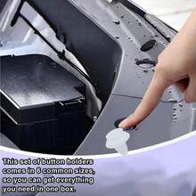20pcs White Car Door Panel Clips, Standard Size Compatible With Multiple Car Models, Firmly Secured And Not Easily Loose, Dedicated Automotive Accessories For Disassembly, Repair And Replacement - 20 PCS White Repair Clips - View 12