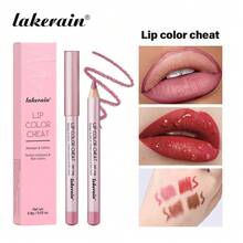 1pc Lip Pencil, Easy To Control And Apply, Suitable For Daily Makeup - A - View 1