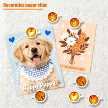15/20pcs Coffee Cup Decorative Push Pins, Cute Latte Art Coffee Cup Shaped Thumb Tacks, Random Styles, For Bulletin Board, Desk Decor And Cork Board Accessories, Pins, Room Decor, Thumb Tacks - A - View 5
