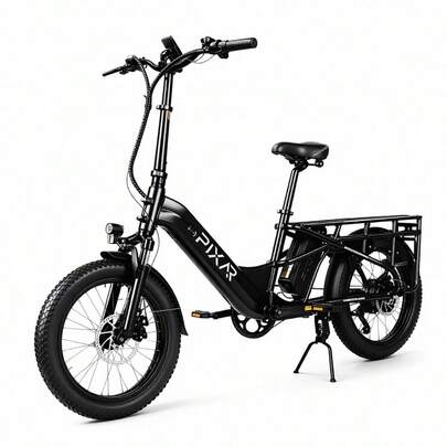 Adult Electric Bicycle, 20-Inch Snow Bike, 48V 15AH Battery, 1500W Motor, Range 70-90KM