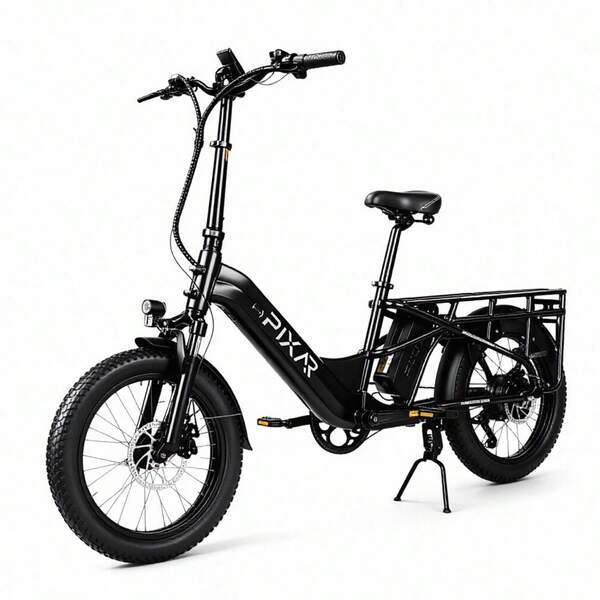Adult Electric Bicycle, 20-Inch Snow Bike, 48V 15AH Battery, 1500W Motor, Range 70-90KM