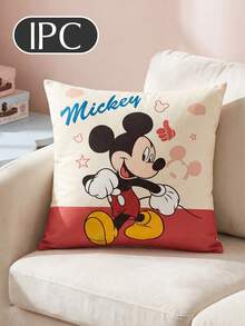 Disney 1件/2件裝迪士尼印花枕套，不含枕芯，單面印花，透氣防起球，柔軟親膚，45*45/50*50/40*40CM，裝飾枕禮品，沙發裝飾，可機洗，OEKO-TEX認證 - 彩色 - 查看 15