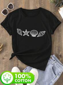 Women T-Shirts - Black - View 2