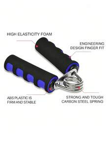 Wrist Developer Resistance Grip Trainer Portable A-Type Hand Grip Strengthener Soft Foam Hand Exerciser For Men Women For Sports Gym Home Workout Gym Essential Accessories - Multicolor - View 5