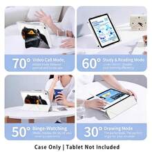 黑色跑車圖案彩繪效果平板保護殼，適用於 Matepad SE 11/MatePad 11/MatePad 11.5 2025/Pad 8/9/10/X8/X8A/X9、Xiaoxin、Apple 10代/A16 11代/Air/Pro 11及A9 - 款式2 - 查看 9