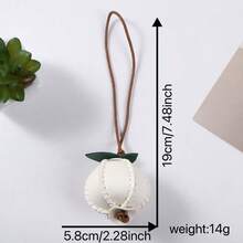 精緻包包掛飾 高端百搭串珠柿子配件 手工縫製 - 彩色 - 查看 4