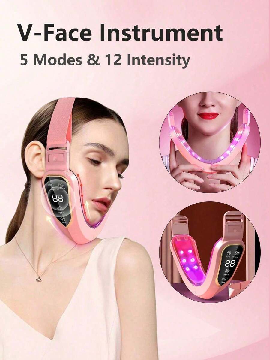 V-Face Beauty Device, Facial Lifting And Firming, Double Chin Removal, Slouchy Person's Home Facial Sculpting Tool