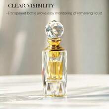 Cubic Carved Decor Refillable Perfume Bottle - Clear 10* - View 5