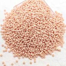 5g/Pack, 2mm/2.5mm Colorful Faux Pearlescent Glass Seed Beads, Handmade DIY Glass Bead Loose Bead Set, Suitable For DIY Clothing Embroidery Decoration, Beaded Jewelry Making, Accessory Production And Daily Matching - 2mm GRB Pearlescent Seed Beads, 20 Colors - View 26