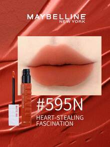 Maybelline 美寶琳持久霧面液態唇膏 595N 5ML 珊瑚橘棕色 - #595N Coral Orange Brown - 查看 2