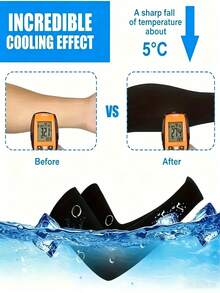 4pcs Solid Color Unisex Ice Sleeves, Summer Ice Silky Fiber Fabric Arm Sleeves, Straight Tube Breathable Arm Covers For Cycling, Hiking, Golf, Fishing, Driving, Outdoor Sports, Available In Black, White, And Gray - A - View 3