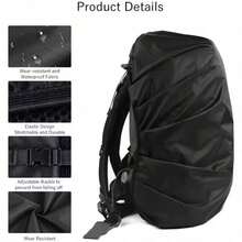 Cubierta impermeable para mochila de senderismo al aire libre, cubierta reflectante a prueba de lluvia para bolsa - Multicolor - Ver 6