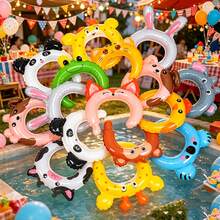 20pcs Animal Headband Aluminum Film Balloons, Birthday Party Decoration, Various Party Event Atmosphere Decoration Headwear Balloons (Randomly Sent) - View 2