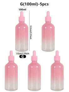 1pc/2pcs/5pcs 5ml-100ml Graduated Dropper Bottle, Reagent Eye Drops Glass Essential Oil Liquid Dropper Bottle, Refillable Travel Perfume Bottle Container, Cosmetics, Vanity, Travel, Cheap, Makeup Tools, Cheap Goods, Gift, Women's Gift, Travel Bottles - View 19