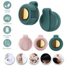 New Portable Mini Rechargeable Fan MF019 Powerful Cyclone Waist Clip Fan Low Noise Suitable For Travel And Running - Multicolor - View 8