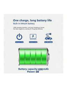 1pc Rechargeable Electric Sharpening Stone, Equipped With A Large Capacity Battery 1200mAH Electric Sharpener, With 2 Adjustable Levels Of Strength, Making It A Great Kitchen Assistant And A Great Gift - Multicolor - View 11