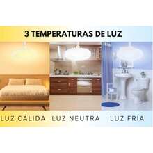 Dosyu Ceiling Fan With Adjustable LED Light, 3 Speeds - Blanco - View 3