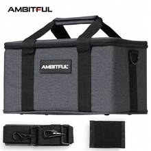 Ambitful PB18 攝影燈攜行袋 防震攝影設備收納盒 便攜閃光燈、LED燈與配件收納袋 附肩背帶 - 查看 2