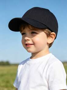 2pcs Adjustable Baseball Cap For Toddler Boys, 3 Months - 7 Years Old Kids Sun Hat, Breathable UV Protection Suitable For Outdoor, Beach, Camping, Casual Wear - 2pcs - View 10