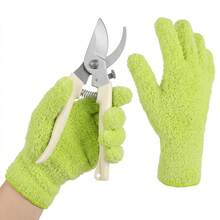 Gardening Gloves Set With Pruning Shears, Suitable For Plant Dusting And Cleaning - 2 Gloves + 1 Pair Of Pruning Shears - View 9