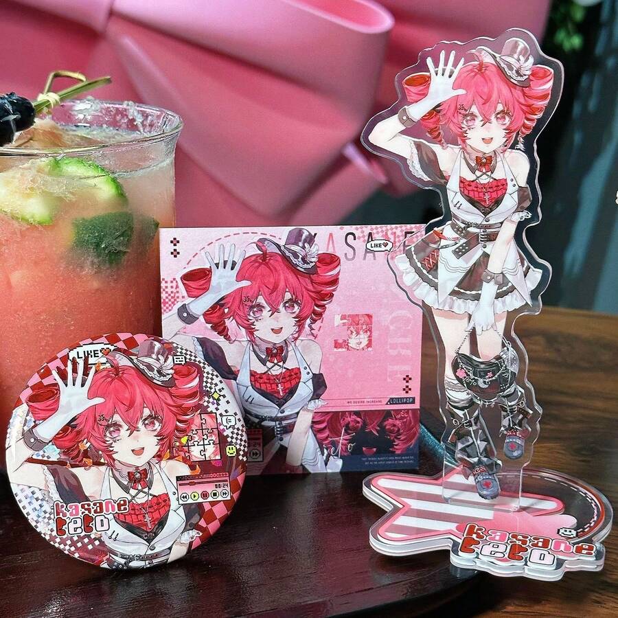 Anime Female Character Te-To Virtual Idol Holographic Card Set - Collect Your Idol! High Gloss Reusable Anime Trading Cards, Perfect Collectible Gift For Anime Fans, Featuring Vibrant Character Art And Frames, Suitable For Holidays/Festivals, High Quality Printing, Durable Material - Multicolor - View 1
