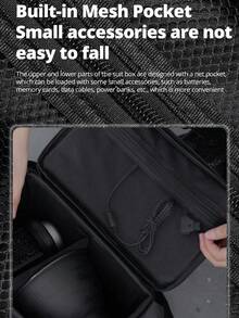 AMBITFUL PB19 Portable LED Video Light Kit Storage Bag, Photography Lighting Equipment Protective Carrying Case With Handle And Shoulder Strap - View 7