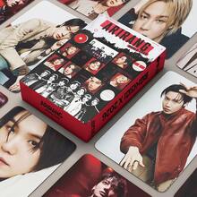 55張 BT5 ARIRANG 專輯周邊 Lomo 卡，RM、Jin、SU/GA、J-Hope、Ji/Min、V、Jung/Kook 多款風格相片卡，粉絲完美禮物，支持周邊。裝飾您的粉絲卡相簿，與其他粉絲交換偶像禮物。 - 彩色 - 查看 1