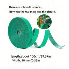 pdva 1/3/5m, 1pc Adjustable Reusable Garden Plant Ties, Thickened Design, Strong Support, Suitable For Indoor/Outdoor Gardening, Can Be Used To Fix Tomato Vines And Other Plants, Adhesive Plant Fixer, Can Be Used As Creative Gifts, Home Supplies And Gardening Tools. - Multicolor - View 9