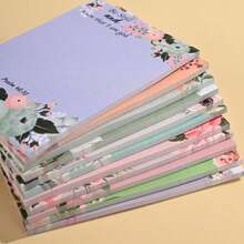 3/6pcs Floral Fresh Tear-Off Memo Pads, Inspirational Self-Adhesive Sticky Notes For Reminders, Study, Note-Taking, Record-Keeping And Marking School Supplies - one-size - View 4