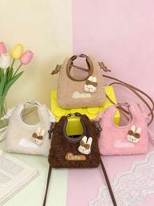 Mini Bunny Tote Bag. It'S Perfect For Everyday Use, Such As Holding Coins Or Lipstick. This High-Quality Tote Bag Is Suitable For Teenagers. - Multicolor - View 2