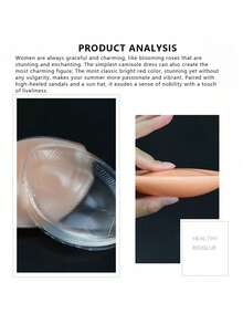 1 Pair/2pcs Invisible Adhesive Breast Pads, Double-Sided Sticky Thickened Lining, Suitable For Bikini, Backless Dress, Reusable And Waterproof - Multicolor - View 7