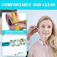 24Pcs Soft Ear Wax Removal Sticks, Gentle Ear Cleaner Tool Painless Ear Pick For Adults, Easy Clean Earwax Remover, Beauty Essential - 24pcs - View 4