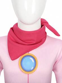 Cosplay del juego de los Hermanos , cosplay de la Princesa Peach, traje de batalla estilo lindo. - Azul - Ver 2