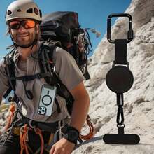 Retractable Anti-Theft Phone Lanyard With Adjustable Safety Buckle - Durable Polyester Outdoor Phone Strap, Suitable For Hiking And Sports | Heavy-Duty Adjustable Phone Holder Lanyard, CCD Camera Portable Lanyard - A - View 9