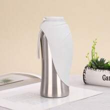 Portable Stainless Steel Pet Water Bottle (700ml) - Dog Water Cup & Travel Cup. Large Capacity Drinking Container Designed For Cats And Dogs On The Go. Comes With Handle For Convenient Outdoor Travel Use. - Multicolor - View 9