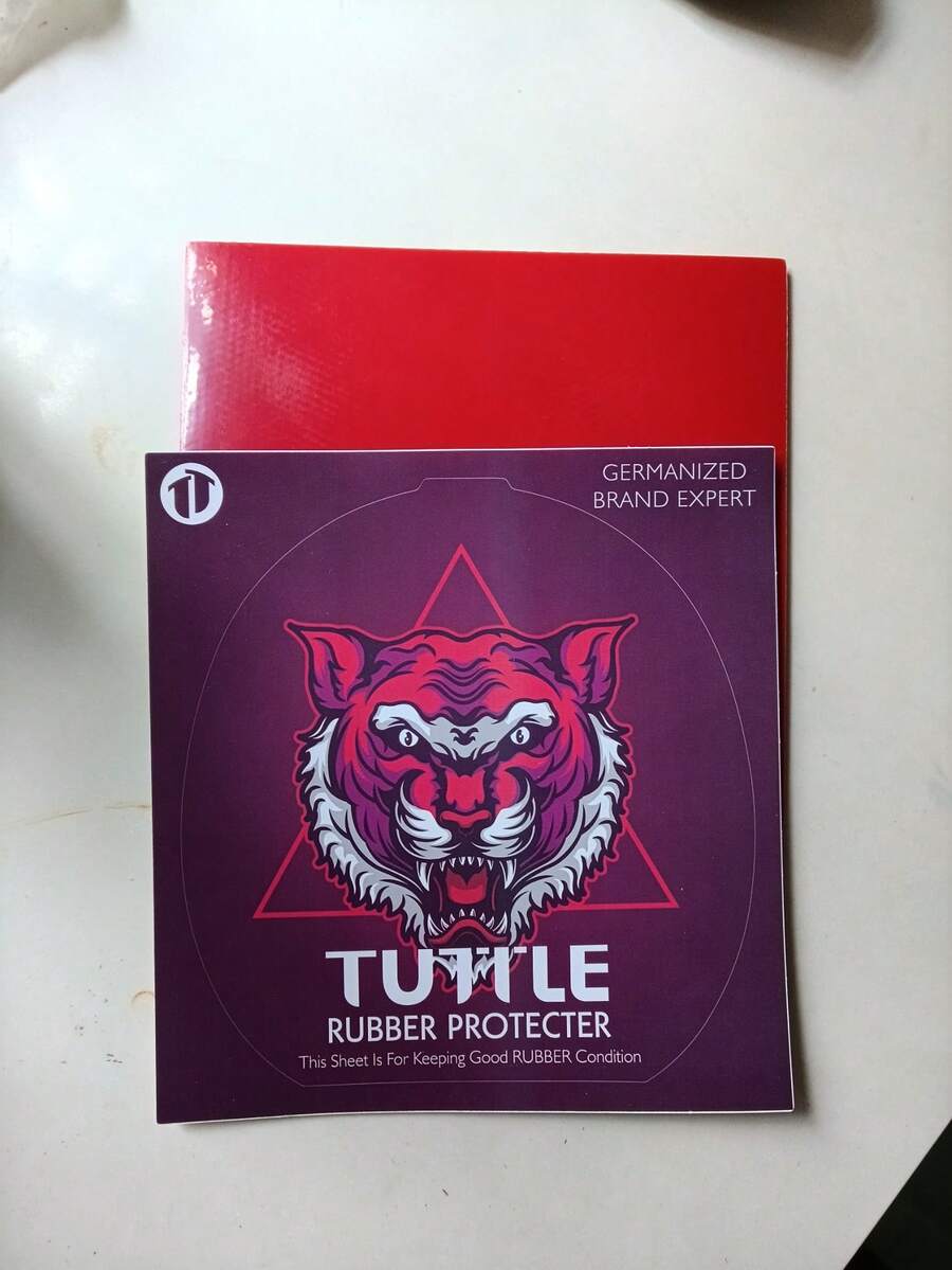 Table Tennis Racket Rubber + Professional Protective Film, Prevents Oxidation Of Table Tennis Rubber, Extends Service Life, Professional Team Training And Competition Table Tennis Rubber, Medium-Soft Thickness 2.1mm, Suitable For Fast Attack, Loop And Control Characteristics - Multicolor - View 1