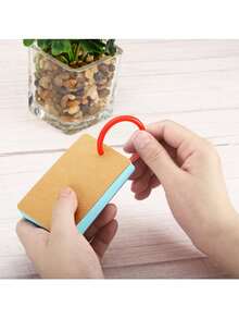 50 piezas de anillos sueltos para hojas, anillos de libros multicolor, adecuados para tarjetas, álbumes de fotos, suministros de oficina de hojas sueltas, álbumes de recortes, apilamiento de archivos y organización de tarjetas de colores, para uso escolar, doméstico o de oficina - multicolor - Ver 8
