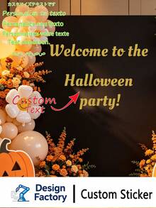 1pc Ghost Atmosphere Decor - Suitable For Bar, Home, Pub Or Office Wall, Durable And Reusable Party Supplies, Charming And Spooky Halloween Decoration, Halloween Party Decor - Multicolor - View 2