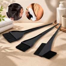 Kit Profissional 3 Pincéis para Coloração Capilar – Tintura, Luzes, Matização e Retoque de Raiz - 4 Kit/12 Unidades - Visão 2