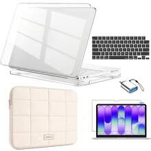 Crystal Clear Pale Yellow Protective Case, Suitable For MacBook Neo, Cute Slim Fit Anti-Fingerprint Protective Cover, Suitable For Easter, Spring, Summer - View 15
