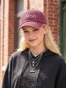 1 pieza Gorra de béisbol lavada con bordado del código de país de Arabia Saudita +966 - Gorra para hombres, gorra de camionero, adecuada para primavera, verano, otoño, invierno, vacaciones en la playa, pesca, fiesta, golf, cumpleaños, vintage, formal, Navidad, Halloween, regalo de temporada de regreso a la escuela - gorra de béisbol - Ver 8