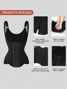 MISTHIN New Design Tank Top Strap Waist Trimmer Slimming Shapewear Tummy Control Body Shaper With Back Support - Multicolor - View 6