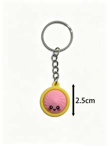 Cute Steamed Bun Keychain Bulk Party Favors For Birthday Wedding Small Gift Bag Charm - Multicolor - View 9