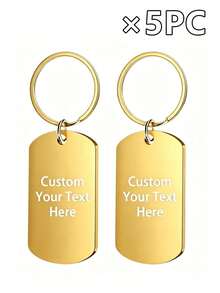 Llavero de metal personalizable, impreso con tu foto y texto, 4 estilos y 4 colores disponibles, paquete de 1 pieza, 3 piezas o 5 piezas. Perfecto como llavero, decoración de mochila, regalo de cumpleaños, regalo de aniversario y regalo del Día de San Valentín. - Multicolor - Ver 21
