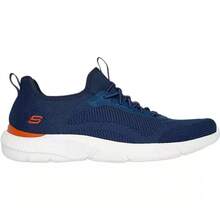 Skechers Men's Slip-On Low-Top Mesh Breathable Casual Sports Lightweight Walking Shoes - Navy Blue - View 7
