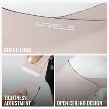1pc WRELS Outdoor Cycling Hat, Bicycle Accessory, Essential For Fishing And Cycling, Windproof And Sun Protection, Wide Brim Foldable Design - Multicolor - View 3