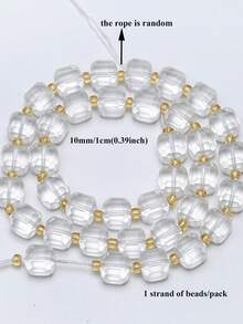 1 Strand 6/8/10mm Natural Faceted White Quartz Beads Fashion Square Cube Beads For Jewelry Making Diy Bracelet Earring Beading Accessories - Multicolor - View 13